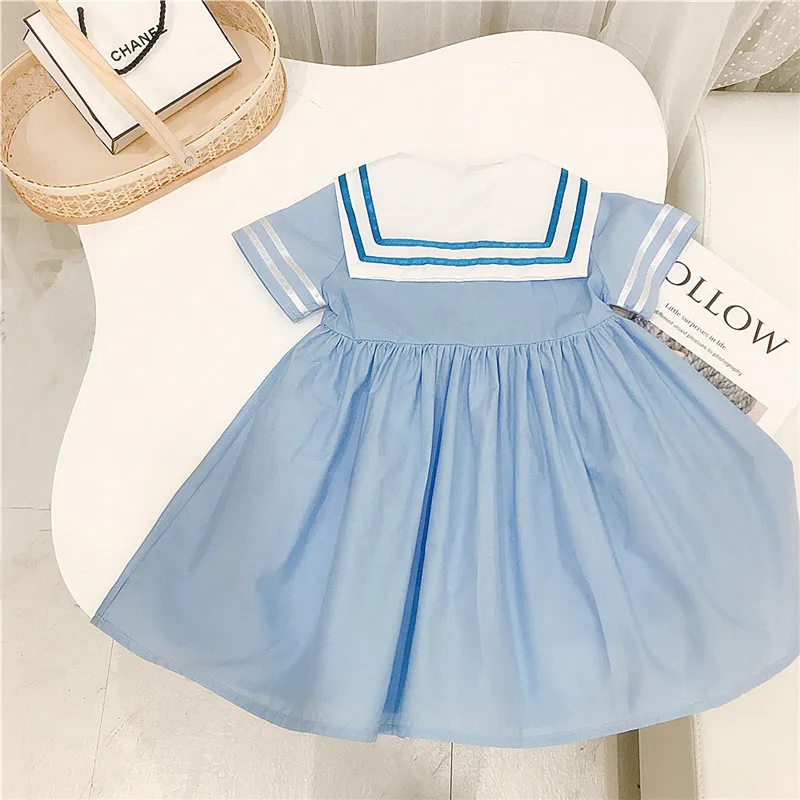 Girls Sweet Princess Dresses Blue Short Sleeve Casual Dress Summer Children Lovely Clothing Clothes 1-6T
Girls Sweet Princess Dresses Blue Short Sleeve Casual Dress Summer Children Lovely Clothing Clothes 1-6T