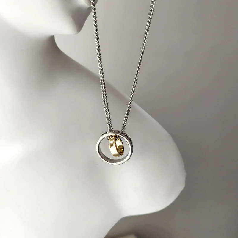 2021 Trendy New Products Ring-shaped titanium steel non-fading necklace. Temperament Trendy Aesthetic Fashion Couple Necklace
2021 Trendy New Products Ring-shaped titanium steel non-fading necklace. Temperament Trendy Aesthetic Fashion Couple Necklace