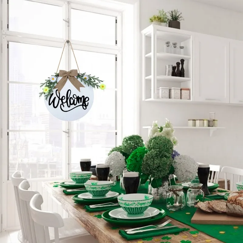 Household Welcome Wreaths Decorativeround Wood Hanging Sign Farmhouse Porch Decorations Pendant Front Door Wooden Board
Household Welcome Wreaths Decorativeround Wood Hanging Sign Farmhouse Porch Decorations Pendant Front Door Wooden Board