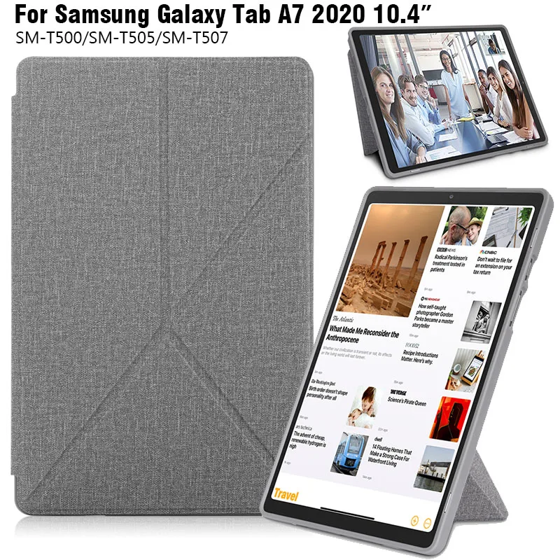 Для планшета Samsung Galaxy Tab A7 2020 SM-T500 SM-T505 чехол из мягкой ткани, Магнитная подставка защитный чехол для планшета Tab A7 10,4 дюймов T500 
Для планшета Samsung Galaxy Tab A7 2020 SM-T500 SM-T505 чехол из мягкой ткани, Магнитная подставка защитный чехол для планшета Tab A7 10,4 дюймов T500