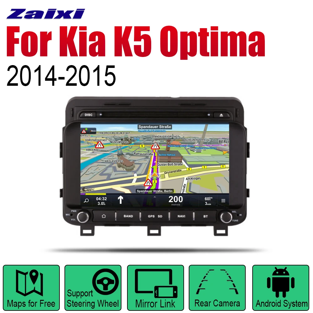 ZaiXi Авто Радио 2 Din Автомобильный dvd-плеер на основе Android для Kia K5 Оптима 2014 ~ 2015 GPS навигации BT Wifi карта Мультимедиа стерео система
ZaiXi Авто Радио 2 Din Автомобильный dvd-плеер на основе Android для Kia K5 Оптима 2014 ~ 2015 GPS навигации BT Wifi карта Мультимедиа стерео система