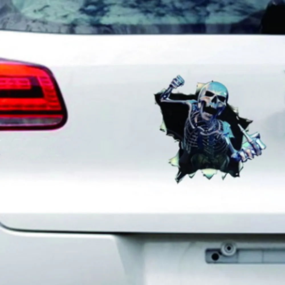 New Car Decal Stickers Angry Skeleton Skull Body Decals Auto Sticker Funny Car Styling Stickers And Decals 16x15cm
New Car Decal Stickers Angry Skeleton Skull Body Decals Auto Sticker Funny Car Styling Stickers And Decals 16x15cm
