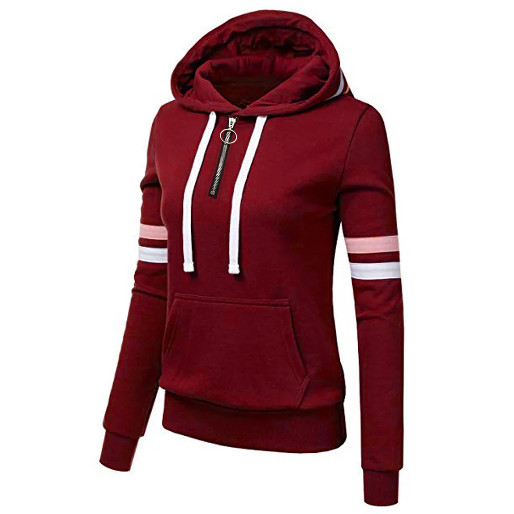 moletom Sweatshirts Women Striped Sweatshirt Long Sleeve Oversized hoodie Top Hooded Zipper Pocket Pullover Shirt Fast Shipping
moletom Sweatshirts Women Striped Sweatshirt Long Sleeve Oversized hoodie Top Hooded Zipper Pocket Pullover Shirt Fast Shipping