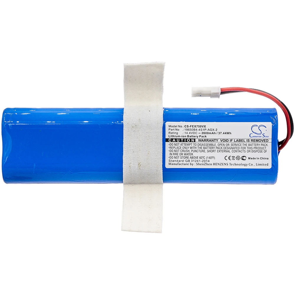 Cameron Sino 14.4V/2600mA 18650B4-4S1P-AGX-2 Battery for Ilife V3s Pro,V50,V5s Pro,V8s,X750
Cameron Sino 14.4V/2600mA 18650B4-4S1P-AGX-2 Battery for Ilife V3s Pro,V50,V5s Pro,V8s,X750