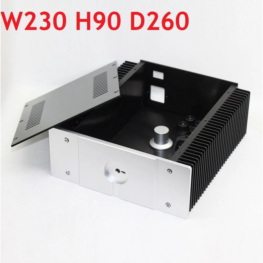 Heat Sink DAC Case Amp Headphone Amplifier Housing DIY Power Box Preamp Aluminum Rear Multi Hifi Chassis Tube PSU D260 W230 H90
Heat Sink DAC Case Amp Headphone Amplifier Housing DIY Power Box Preamp Aluminum Rear Multi Hifi Chassis Tube PSU D260 W230 H90