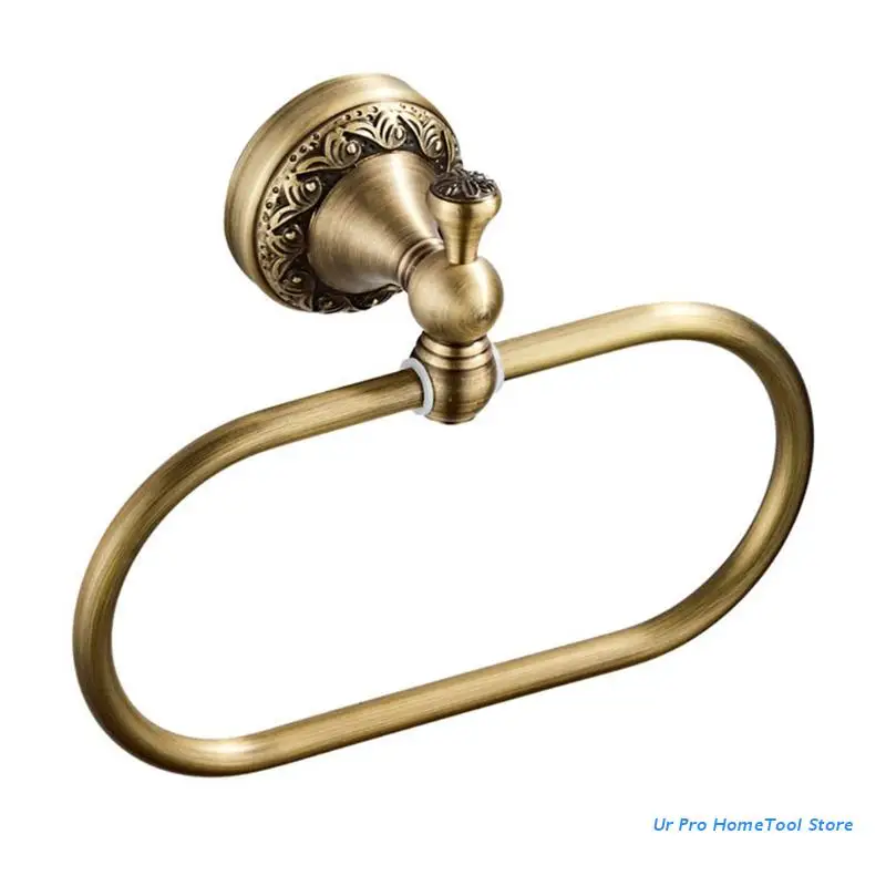 Brass Oval Towel Ring Wall Mounted Towel Holder Bearing Capacity 5kg Antique Craft Towel Hanger for Bathroom Kitchen
Brass Oval Towel Ring Wall Mounted Towel Holder Bearing Capacity 5kg Antique Craft Towel Hanger for Bathroom Kitchen