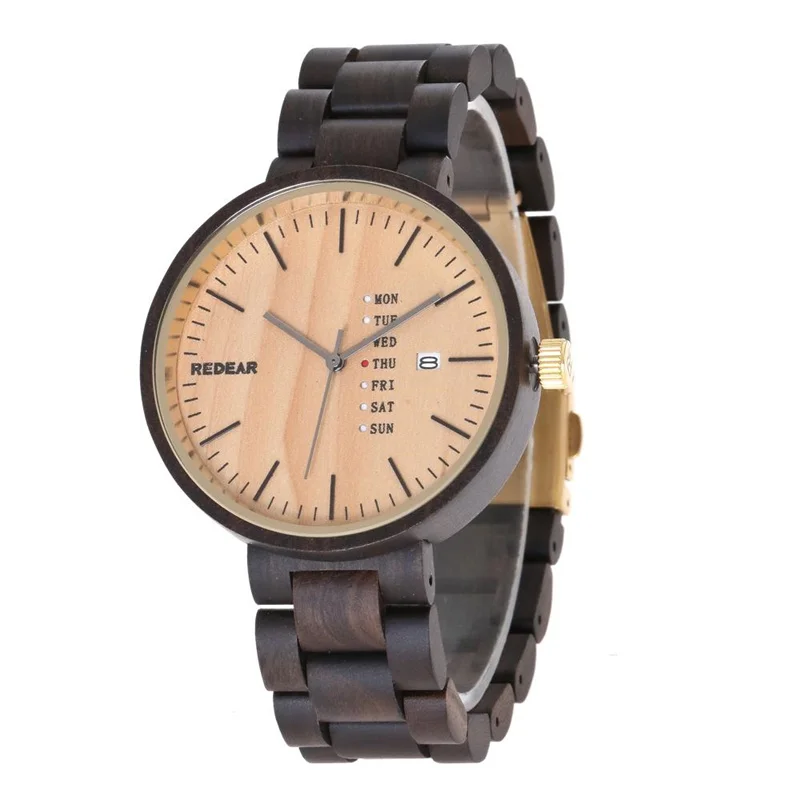 мужские часы REDEAR Wood Watches for Men Week Display Date Brand Luxury Quartz Male Watches Male erkek kol saati Dropshipping
мужские часы REDEAR Wood Watches for Men Week Display Date Brand Luxury Quartz Male Watches Male erkek kol saati Dropshipping