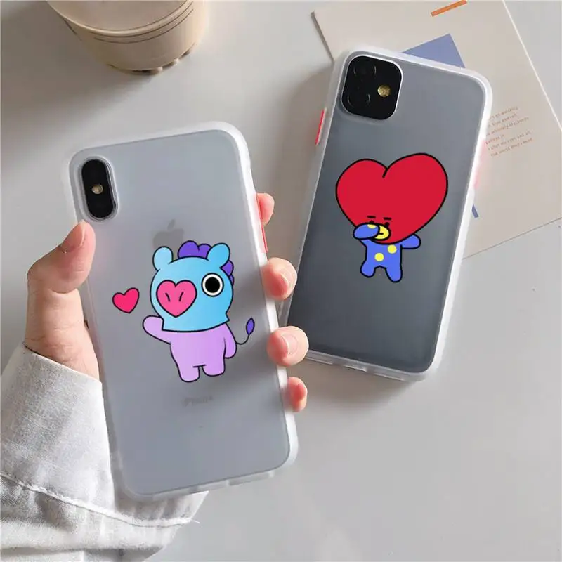 Luxury Cartoons BT21 Phone Case For iphone 13 12 11 xr xs x 7 8 pro max Plain Soft TPU Silicone Clear Case Cover
Luxury Cartoons BT21 Phone Case For iphone 13 12 11 xr xs x 7 8 pro max Plain Soft TPU Silicone Clear Case Cover