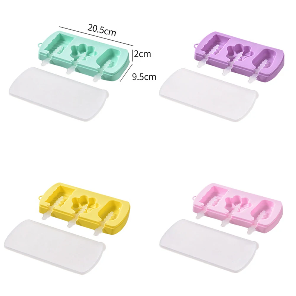 Silicone Ice Cream Mold Reusable Popsicle Molds DIY Homemade Cute Cartoon Ice Cream Popsicle Ice Pop Maker Mould with 3 Sticks
Silicone Ice Cream Mold Reusable Popsicle Molds DIY Homemade Cute Cartoon Ice Cream Popsicle Ice Pop Maker Mould with 3 Sticks