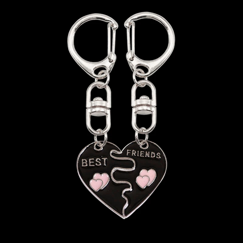Japan And South Korea Fashion Alloy Keychain Best Friend Peach Heart Pair Splicing Male And Female Student Bag Pendant Gift
Japan And South Korea Fashion Alloy Keychain Best Friend Peach Heart Pair Splicing Male And Female Student Bag Pendant Gift