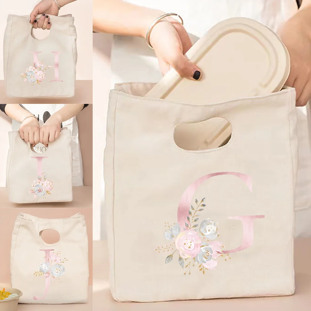 Women Bag Tote Canvas Thermal Box Packed Lunch Bag Eco Clutch Storage Bags,2023 Pink Flower Print Folding Organizer Travel Bags
Women Bag Tote Canvas Thermal Box Packed Lunch Bag Eco Clutch Storage Bags,2023 Pink Flower Print Folding Organizer Travel Bags