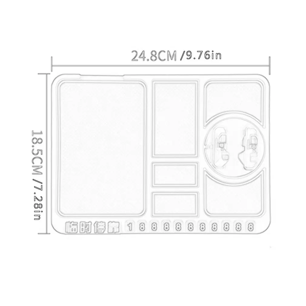 Multifunctional Car Anti-Slip Mat Auto Phone Holder Non Slip Sticky Anti Slide Phone Mount Silicone Dashboard Car Pad Mat
Multifunctional Car Anti-Slip Mat Auto Phone Holder Non Slip Sticky Anti Slide Phone Mount Silicone Dashboard Car Pad Mat