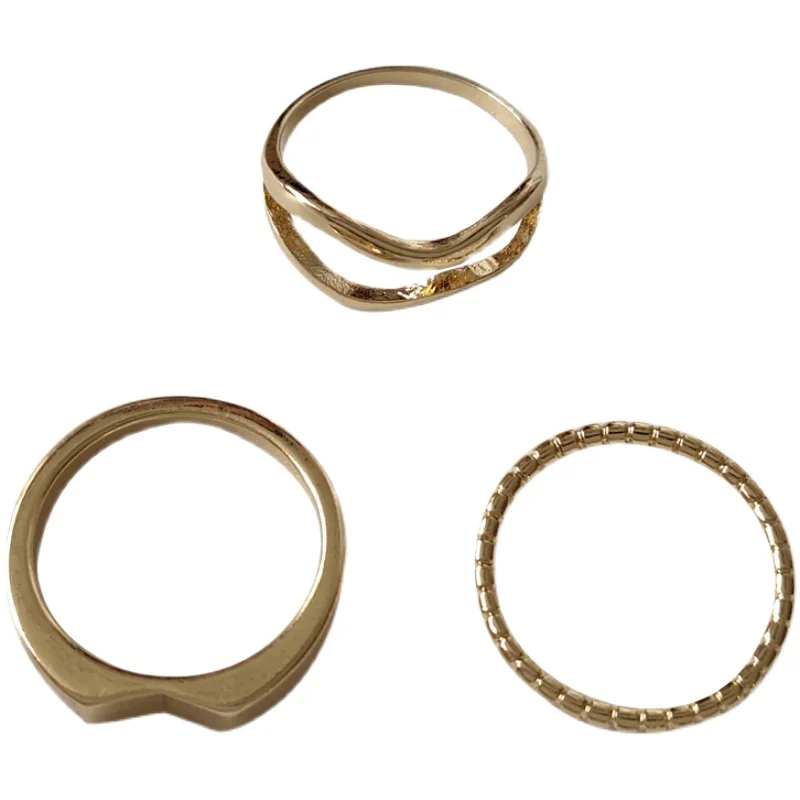 Bilandi Delicate Jewelry Fashion Set Rings 2021 New Design Golden Silvery Color Geometric Round Metal Ring For Girl Party Gifts
Bilandi Delicate Jewelry Fashion Set Rings 2021 New Design Golden Silvery Color Geometric Round Metal Ring For Girl Party Gifts