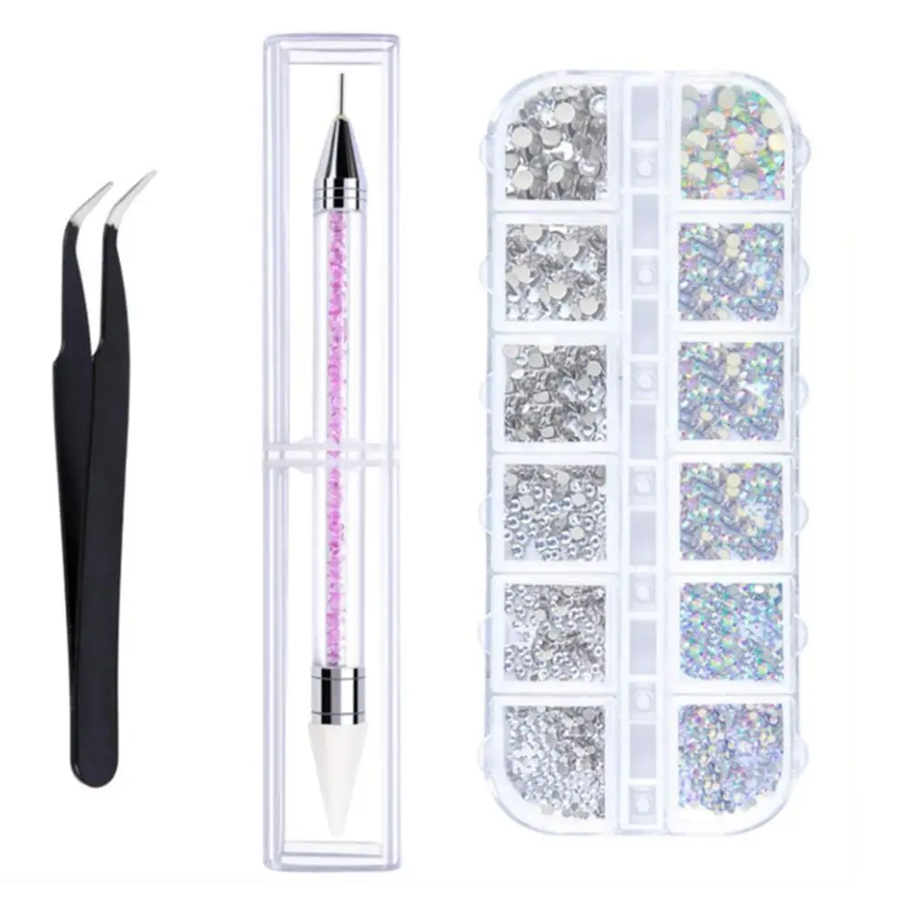 1set Crystal Ab Nail Art Pen Diamond Decorative Tools Nail Stones With Picking Tweezers Diamond Pen Manicure Point Drill Pen
1set Crystal Ab Nail Art Pen Diamond Decorative Tools Nail Stones With Picking Tweezers Diamond Pen Manicure Point Drill Pen