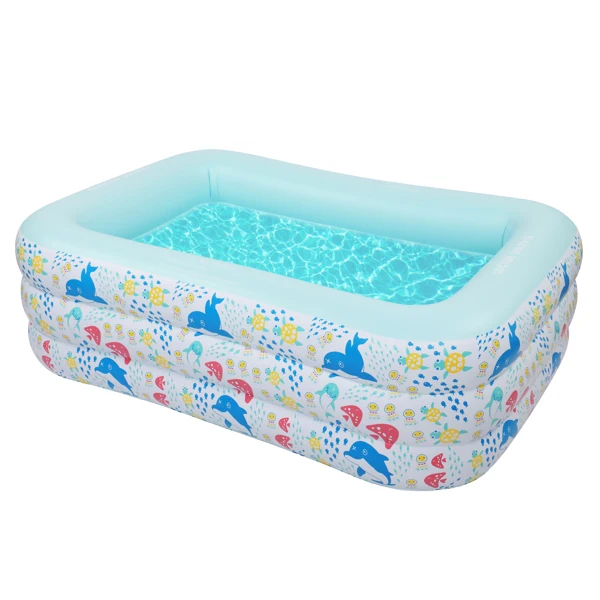 Inflatable Swim Pool for Kids, Indoor & Outdoor 82.7" X 55" X 23.6" Home Use Inflatable Large Swimming Pool 3 Layers family Pool
Inflatable Swim Pool for Kids, Indoor & Outdoor 82.7" X 55" X 23.6" Home Use Inflatable Large Swimming Pool 3 Layers family Pool