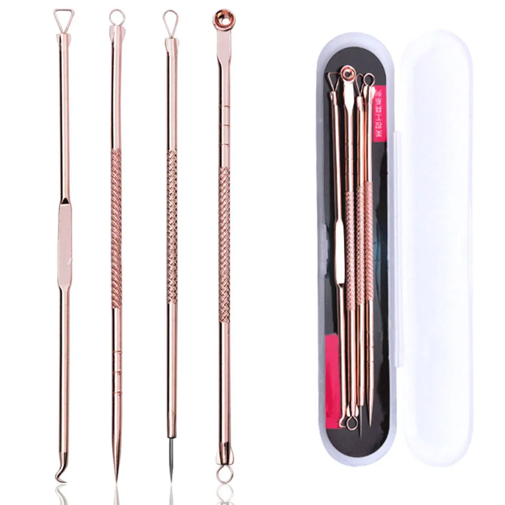 4 5 Pcs Stainless Steel Blackhead Remover Tool Kit Face Massage Whitehead Pimple Spot Comedone Acne Extractor Face Massager
4 5 Pcs Stainless Steel Blackhead Remover Tool Kit Face Massage Whitehead Pimple Spot Comedone Acne Extractor Face Massager