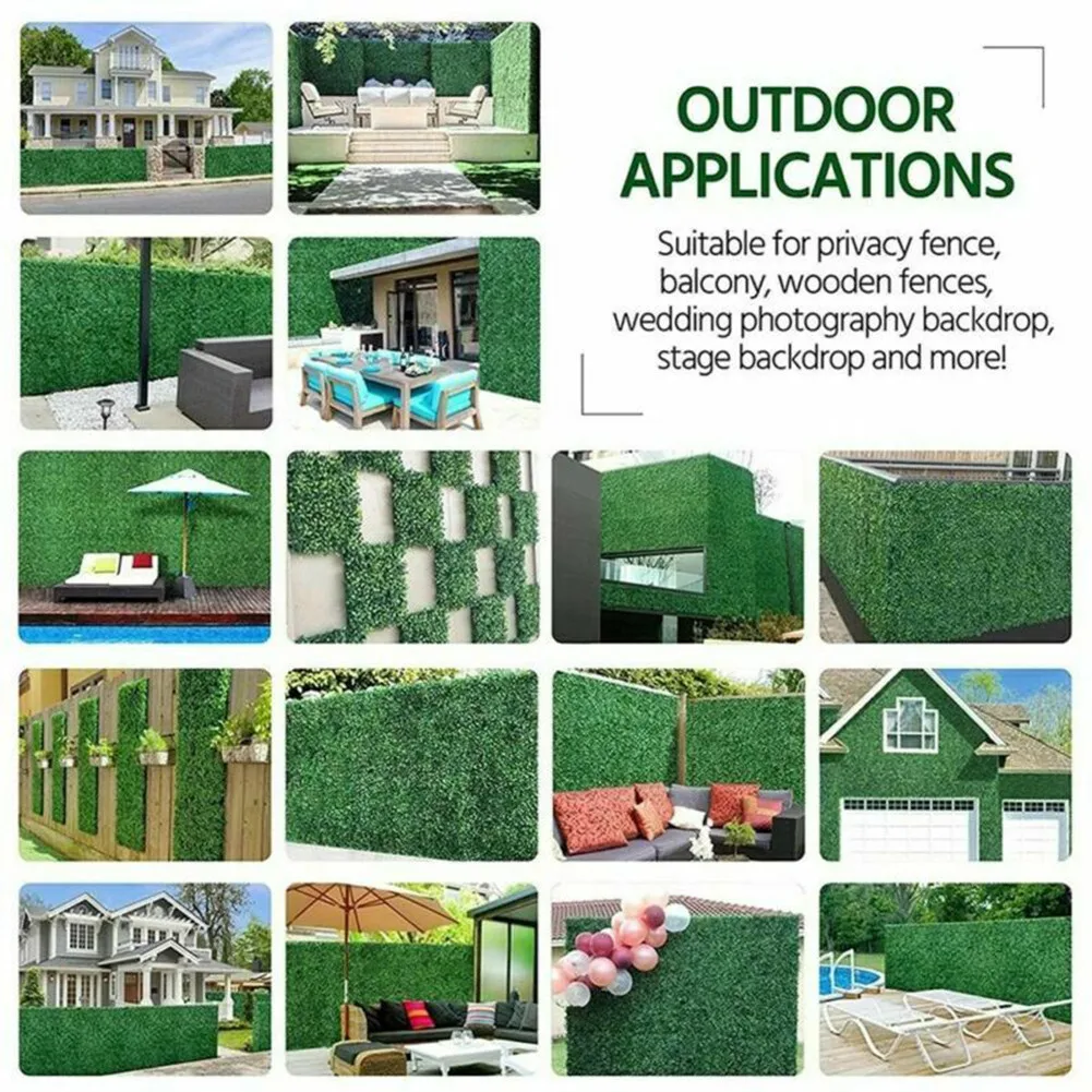 40*60cm Simulation Plant Wall Encryption Plastic Fake Lawn Green Wall Plant Flower Panel Wedding Party Background Wall Home Deco
40*60cm Simulation Plant Wall Encryption Plastic Fake Lawn Green Wall Plant Flower Panel Wedding Party Background Wall Home Deco