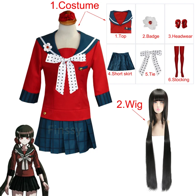 Danganronpa Харукава Маки Косплей Костюм Сестра Лоли Хэллоуин Карнавал Юбка Смешно Парик Для Женщины
Danganronpa Харукава Маки Косплей Костюм Сестра Лоли Хэллоуин Карнавал Юбка Смешно Парик Для Женщины