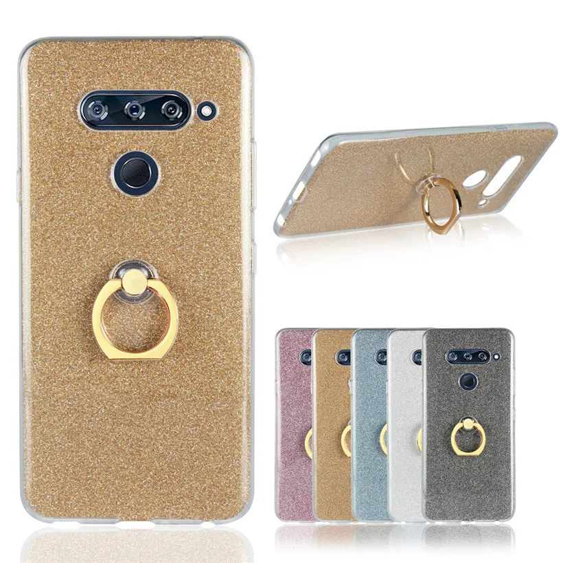 For LG Q8 Q7 Q6 W30 W10 V40 V30 V20 V10 Glitter Case For LG Q7 Case Bling Finger Ring Silicone Soft Protective Back Cover
For LG Q8 Q7 Q6 W30 W10 V40 V30 V20 V10 Glitter Case For LG Q7 Case Bling Finger Ring Silicone Soft Protective Back Cover