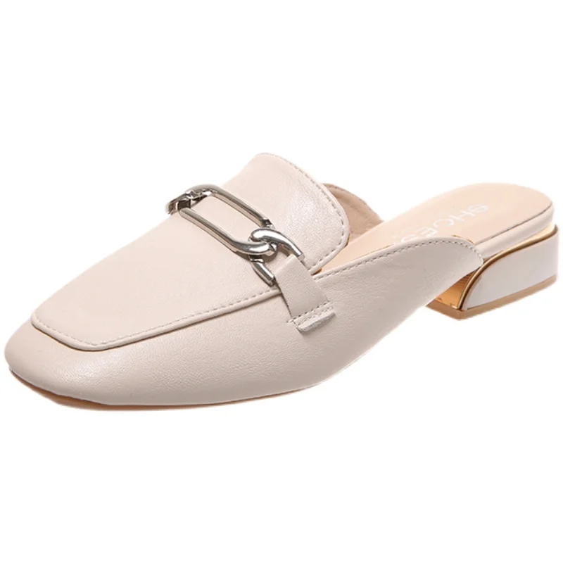 Cover Toe Slippers Women Summer Square heel Shoes Med Pantofle Luxury Slides Loafers Block 2021 Designer Soft Rubber Buckle Stra
Cover Toe Slippers Women Summer Square heel Shoes Med Pantofle Luxury Slides Loafers Block 2021 Designer Soft Rubber Buckle Stra