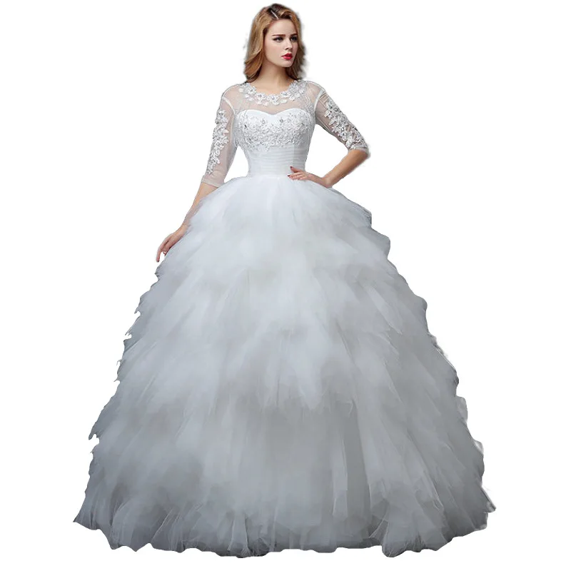 2020 New Wedding Dress Wholesale Mori Korean Slim Bride Shoulder Half-Sleeve Shirt Lace Floor-Length Wedding Dress
2020 New Wedding Dress Wholesale Mori Korean Slim Bride Shoulder Half-Sleeve Shirt Lace Floor-Length Wedding Dress
