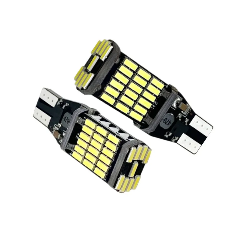 2PCS T15 T10 4014 45SMD 360 Degree Canbus LED Auto Additional Brake Lamp Backup Reverse Lights Car Light White DC 12V
2PCS T15 T10 4014 45SMD 360 Degree Canbus LED Auto Additional Brake Lamp Backup Reverse Lights Car Light White DC 12V
