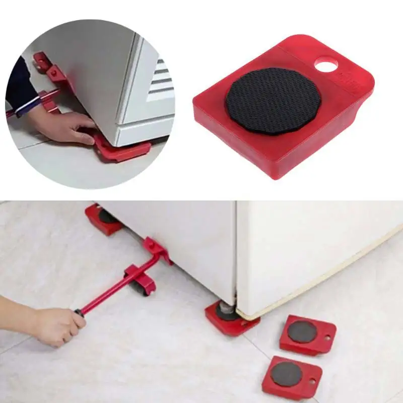 5PCS/Set Professional Furniture Transport Lifter Tool Set Furniture Mover Wheel Bar Roller Device Heavy Stuffs Moving Hand Tools 
5PCS/Set Professional Furniture Transport Lifter Tool Set Furniture Mover Wheel Bar Roller Device Heavy Stuffs Moving Hand Tools