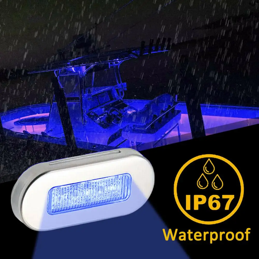 DC 12V 24V Waterproof RV Marine Boat Transom LED Stern Light Round AND Cold White LED Tail Lamp Yacht Accessories
DC 12V 24V Waterproof RV Marine Boat Transom LED Stern Light Round AND Cold White LED Tail Lamp Yacht Accessories