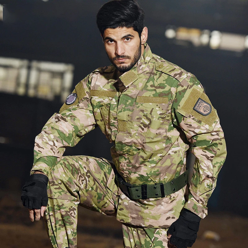 Military Uniform Camouflage Tactical Suit Men Army Special Forces Combat Shirt Coat Pant Set Camouflage Militar Soldier Clothes
Military Uniform Camouflage Tactical Suit Men Army Special Forces Combat Shirt Coat Pant Set Camouflage Militar Soldier Clothes