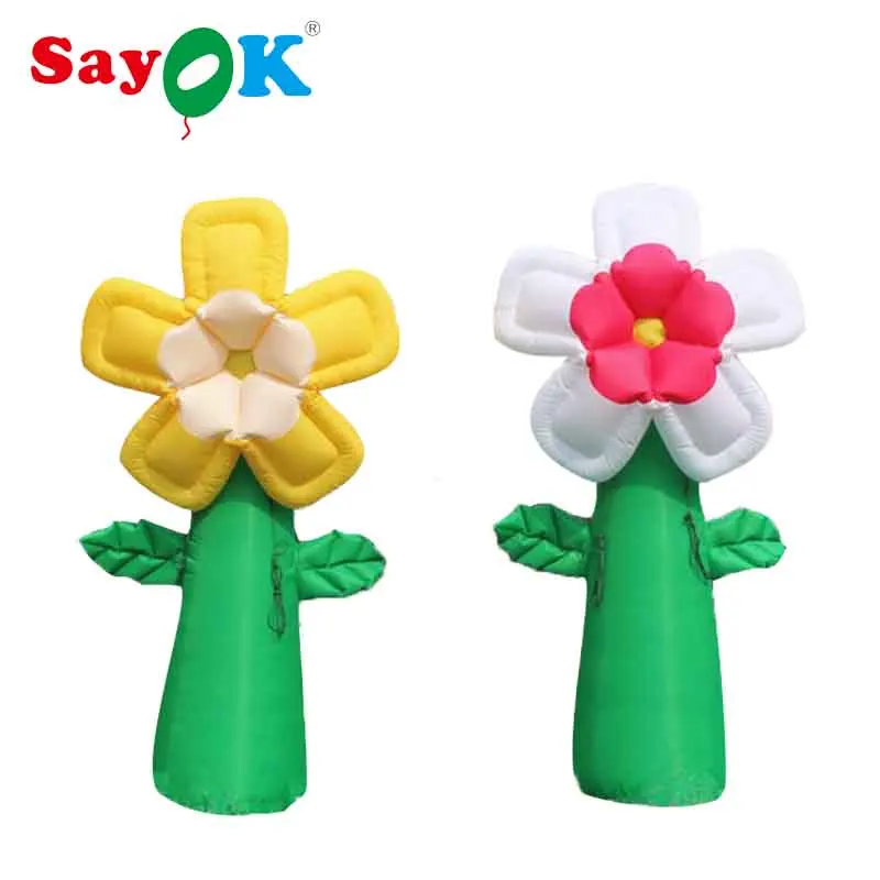 3m Giant Inflatable Ground Flower Multicolor Inflatable Flower for Yard Theme Park Decoration
3m Giant Inflatable Ground Flower Multicolor Inflatable Flower for Yard Theme Park Decoration