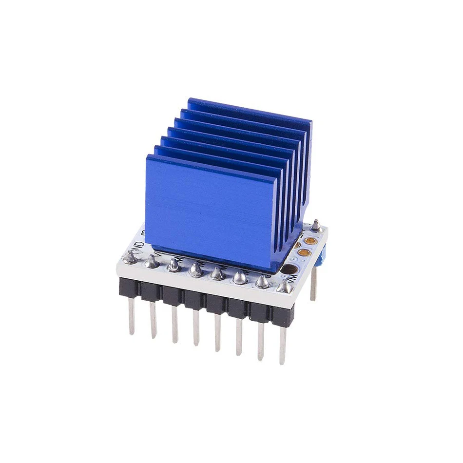 Драйвер шагового двигателя TMC2208, V1.2 Stepstick модуль драйвера двигателя, переносной радиатор для запчастей 3D-принтера, стабильная защита, 1 шт.
Драйвер шагового двигателя TMC2208, V1.2 Stepstick модуль драйвера двигателя, переносной радиатор для запчастей 3D-принтера, стабильная защита, 1 шт.
