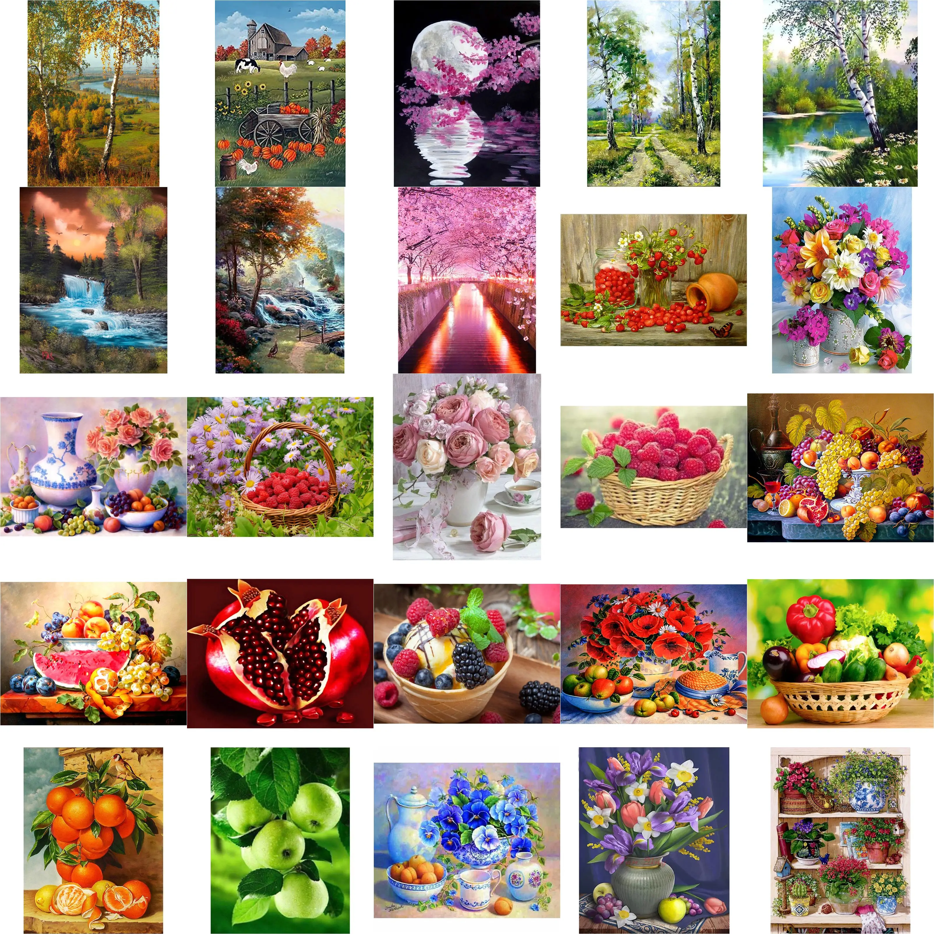 Набор для вышивки крестиком с зелеными яблоками, 18 карат, 14 карат 
Набор для вышивки крестиком с зелеными яблоками, 18 карат, 14 карат