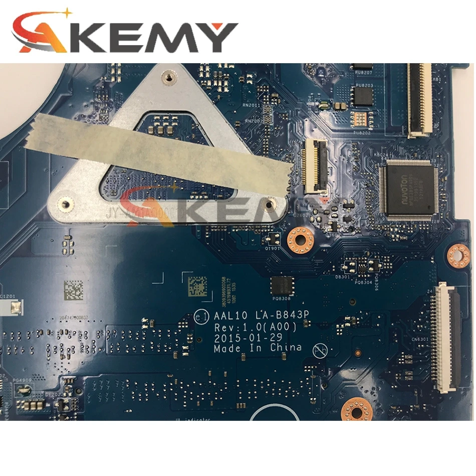 

Original Laptop motherboard For DELL Inspiron 5458 5758 5558 I3-4005U SR1EK N16V-GM-B1 Mainboard CN-00KMM8 00KMM8 LA-B843P