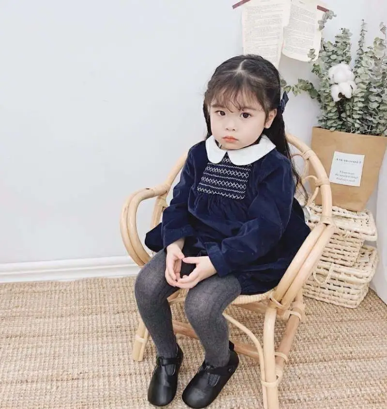 2020 New toddler clothes baby girls rompers Exquisite stretch corduroy materialComfortable long sleeves jumpsuit Y2938