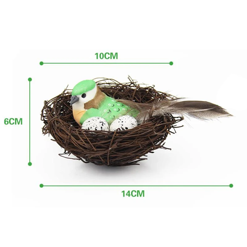 Handmade Window Display Big Round Bird Nest Set Rattan Craft Easter SimulationGarden Props Vintage Table Decor Party Supplies
Handmade Window Display Big Round Bird Nest Set Rattan Craft Easter SimulationGarden Props Vintage Table Decor Party Supplies
