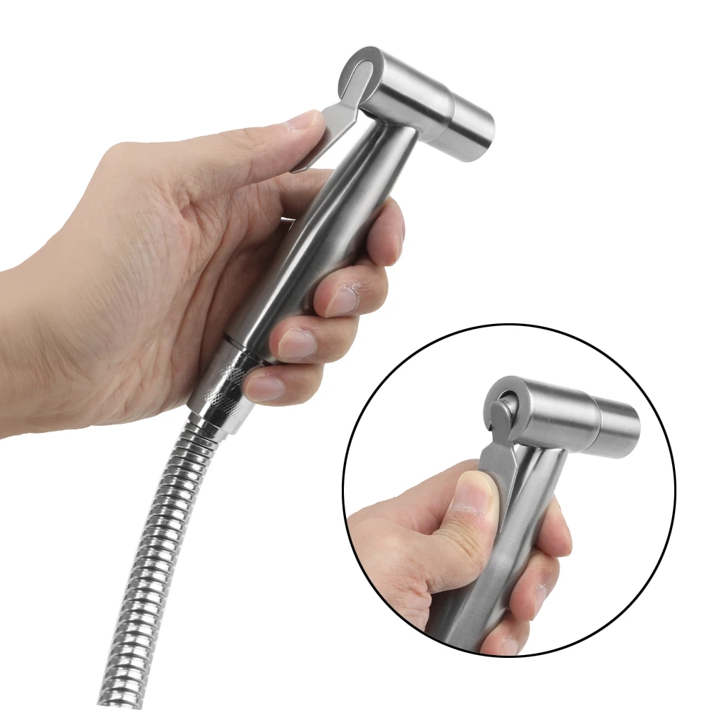 Stainless Steel Handheld Toilet Bidet Sprayer Set For Kitchen Sink Bathroom Hand Sprayer Shower with Shower Hose self Cleaning
Stainless Steel Handheld Toilet Bidet Sprayer Set For Kitchen Sink Bathroom Hand Sprayer Shower with Shower Hose self Cleaning