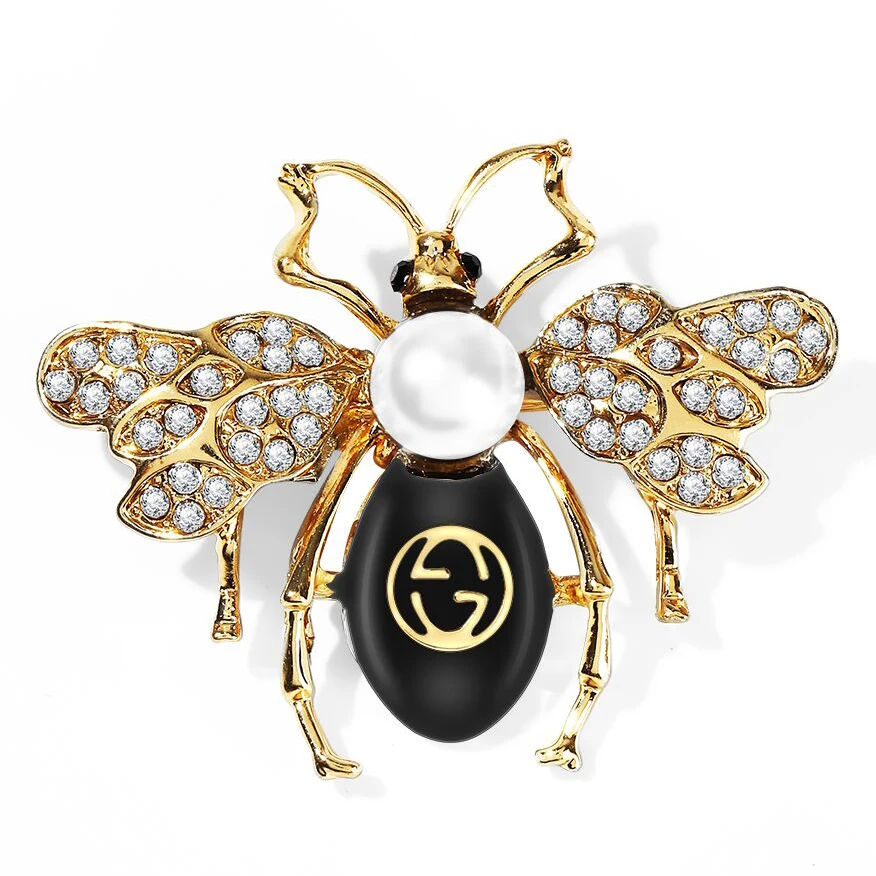 Newest Animal Brooch For Women Bee Crystal Brooches Clothes Scarf Decoration Insect With Pearl Broche Jewellery
Newest Animal Brooch For Women Bee Crystal Brooches Clothes Scarf Decoration Insect With Pearl Broche Jewellery