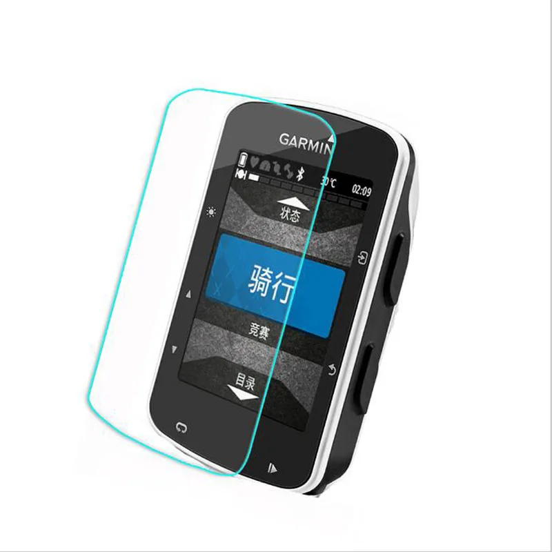Защитная пленка для смарт часов Garmin edge 520 /520 Plus прозрачная из закаленного стекла с