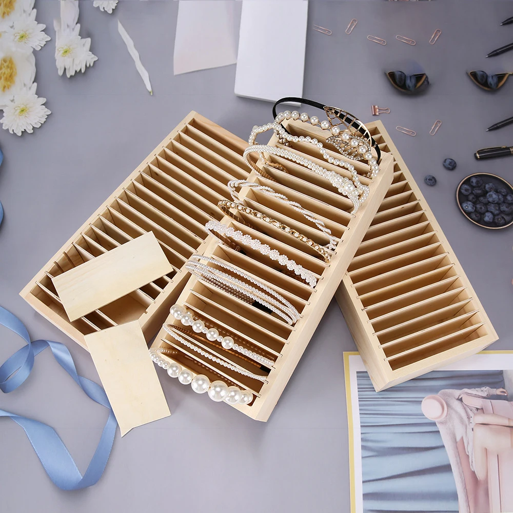 New 20 Grids Removable Wooden Headband Storage Box Hair Accessory Bracelets Necklaces Jewelry Display Organizer
New 20 Grids Removable Wooden Headband Storage Box Hair Accessory Bracelets Necklaces Jewelry Display Organizer