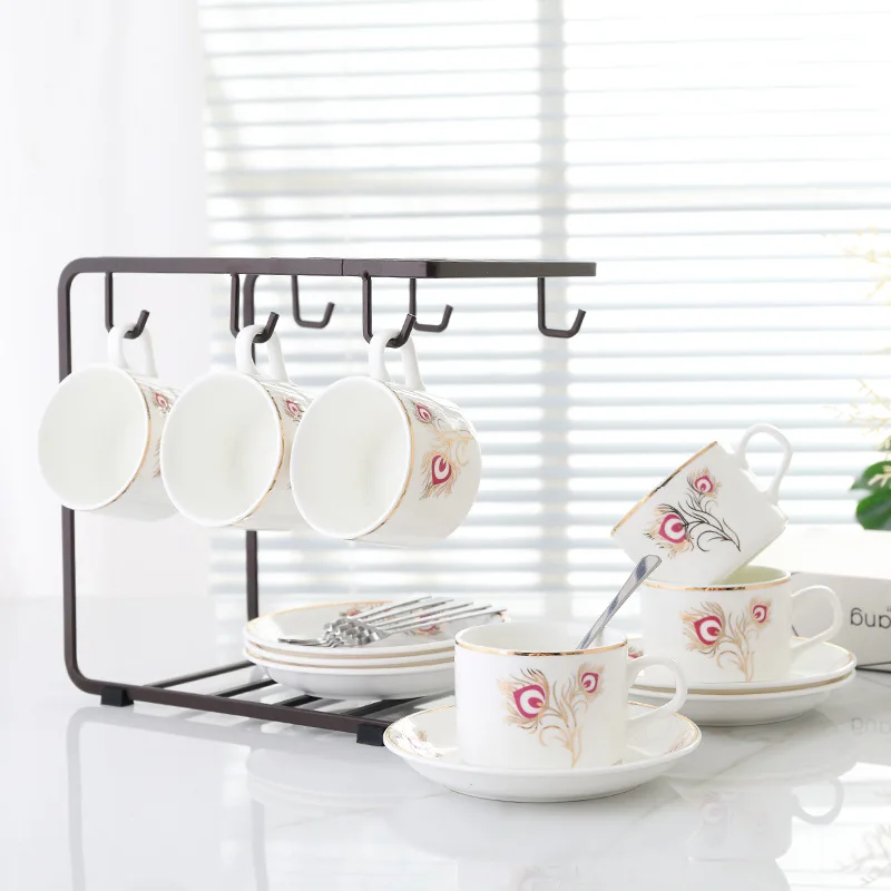 Creative Drawing Gold Coffee Mug Cup and Saucer Set with Spoon Ceramic Milk Cup Water Cup Creative Gift Coffee Mug Cute Cup
Creative Drawing Gold Coffee Mug Cup and Saucer Set with Spoon Ceramic Milk Cup Water Cup Creative Gift Coffee Mug Cute Cup