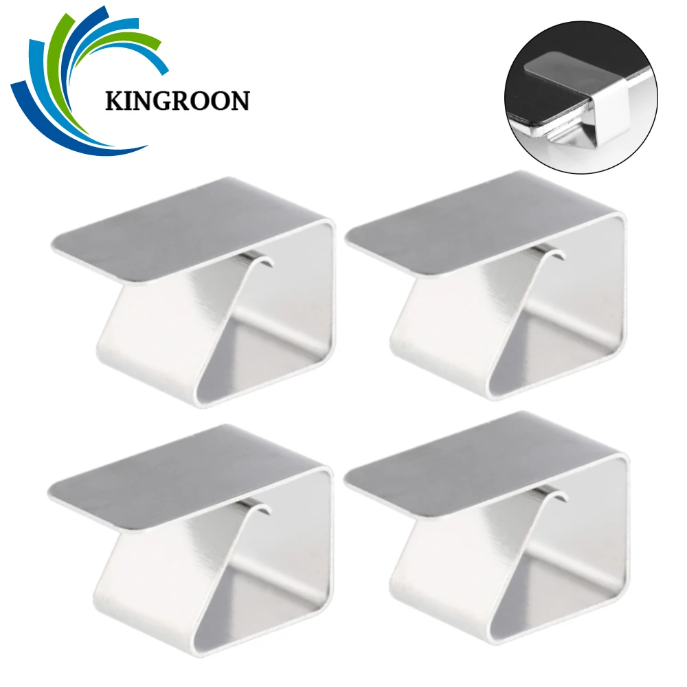 KINGROON 4pcs Ultrabase Glass Plate Clamp Heatbed Clip 3D Printer Parts Hot Bed clips For Ultimaker Build Platform Retainer
KINGROON 4pcs Ultrabase Glass Plate Clamp Heatbed Clip 3D Printer Parts Hot Bed clips For Ultimaker Build Platform Retainer