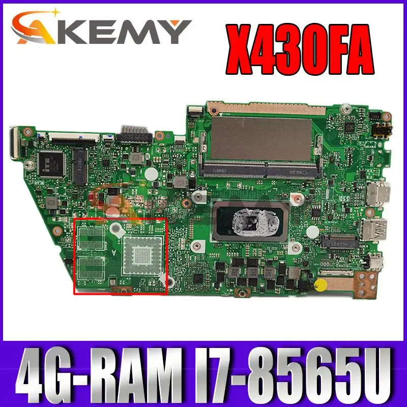 X430FA Mainboard For ASUS X430FA X430F A430F S4300F Laptop motherboard Motherboard W/ I7-8565U 4G-RAM
X430FA Mainboard For ASUS X430FA X430F A430F S4300F Laptop motherboard Motherboard W/ I7-8565U 4G-RAM