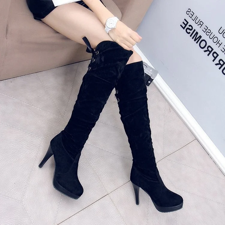 over autumn and winter High knee boots boots lace up women's shoes long boots women show thin high heels thin heels long boots
over autumn and winter High knee boots boots lace up women's shoes long boots women show thin high heels thin heels long boots