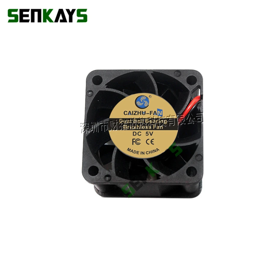 40mm Dual Ball bearing Server Fan Powerful Cooling Fan 4028 DC5V 12V 24V High Speed Server Fans 40X40X28mm Fan XH2.54 2pin
40mm Dual Ball bearing Server Fan Powerful Cooling Fan 4028 DC5V 12V 24V High Speed Server Fans 40X40X28mm Fan XH2.54 2pin