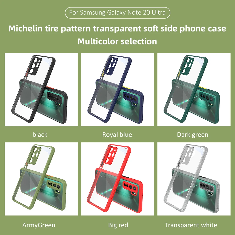 Hard Clear PC Phone Case For Samsung Galaxy Note 20 S20 Ultra S21 Plus A71 A51 A70 A50 Thin Soft Edge Silicon Transparent Cover
Hard Clear PC Phone Case For Samsung Galaxy Note 20 S20 Ultra S21 Plus A71 A51 A70 A50 Thin Soft Edge Silicon Transparent Cover