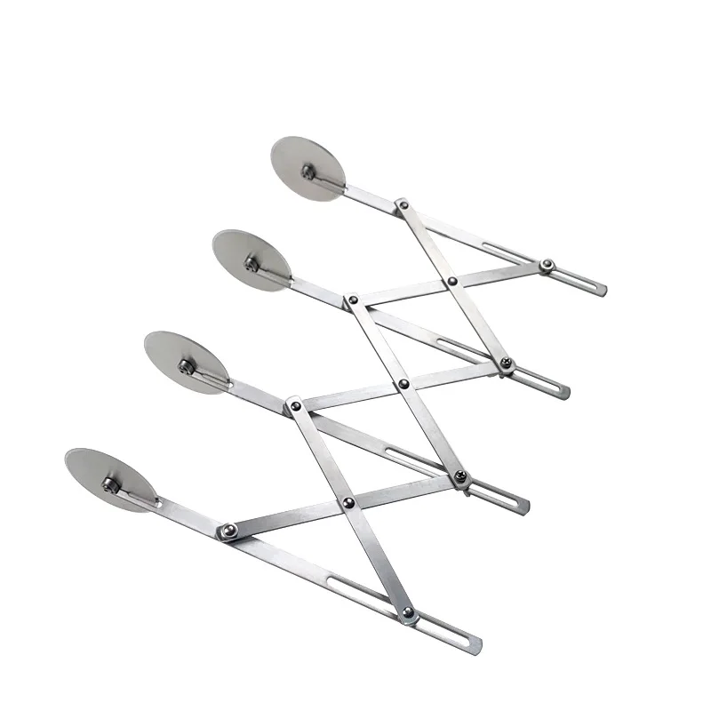 3/4/5/6/7 Wheels Pizza Plate Slicer With Wheel Extendable Bread Separator Steel Foldable Noodle Machine Home Kitchen Supplies
3/4/5/6/7 Wheels Pizza Plate Slicer With Wheel Extendable Bread Separator Steel Foldable Noodle Machine Home Kitchen Supplies