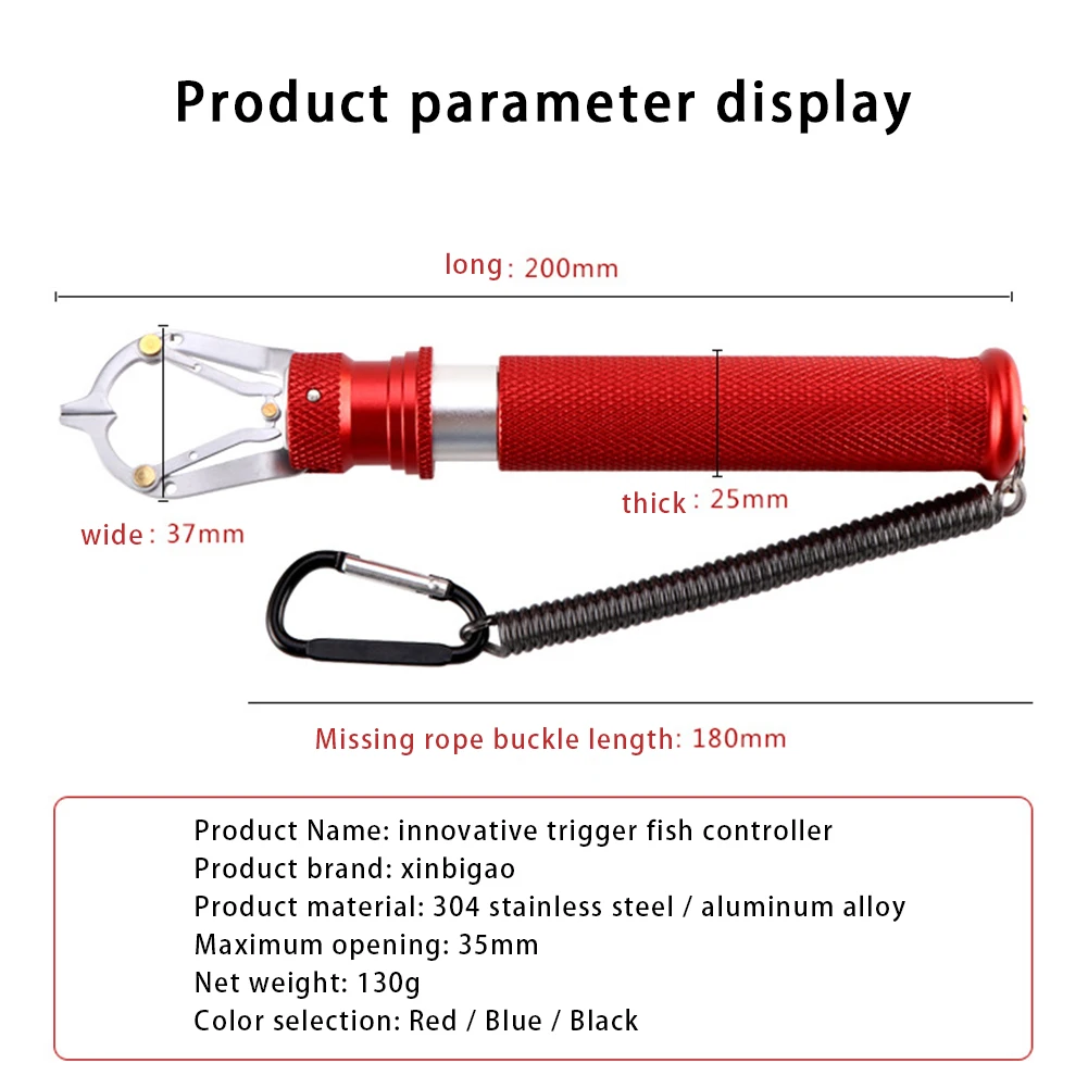 Fish Controller Portable Fishing Grip Aluminum Alloy Hook Gripper Fishing Tackle Compression Resistance Outdoor Fishing
Fish Controller Portable Fishing Grip Aluminum Alloy Hook Gripper Fishing Tackle Compression Resistance Outdoor Fishing