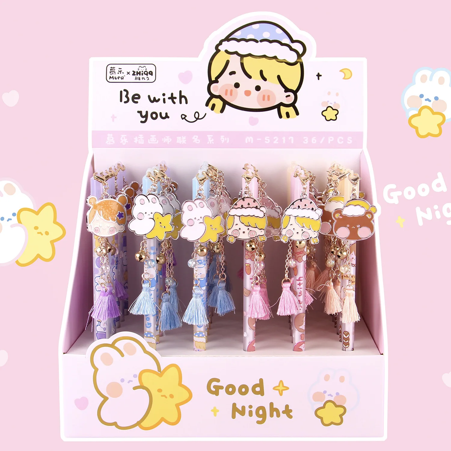 36 pcs/lot Cartoon Girl Bear Rabbit Pendant Gel Pen Cute 0.5mm Black ink Signature Pens Stationery Gift School Supplies
36 pcs/lot Cartoon Girl Bear Rabbit Pendant Gel Pen Cute 0.5mm Black ink Signature Pens Stationery Gift School Supplies