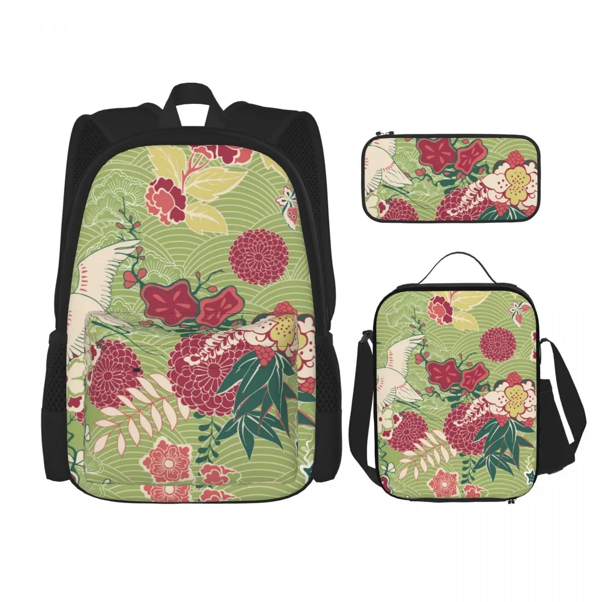 Oriental Floral School Bag Set for Teenagers Girls Boys Student Travel Book Bag Kids Mochila
Oriental Floral School Bag Set for Teenagers Girls Boys Student Travel Book Bag Kids Mochila
