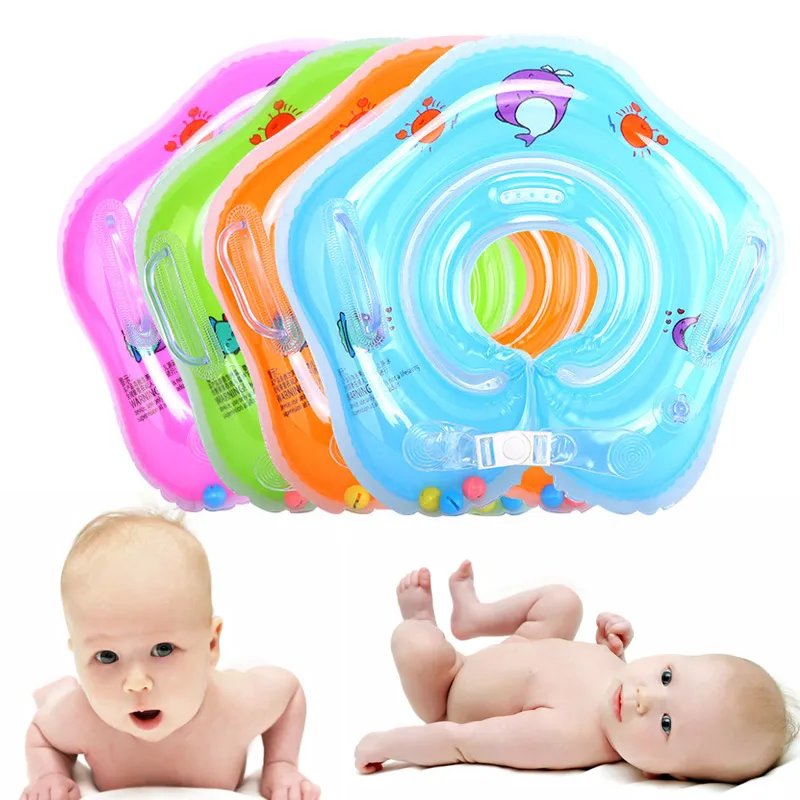 

Аксессуары для детских бассейнов, детское надувное кольцо, надувные колеса на шею для новорожденных, круг для купания, безопасный поплавок ...